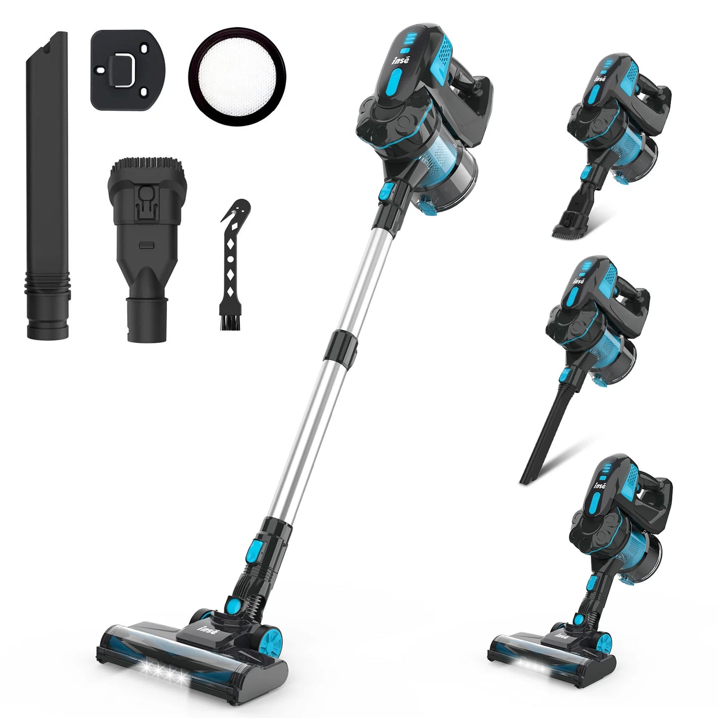6-in-1 Cordless Vacuum Cleaner 40 Minute Runtime