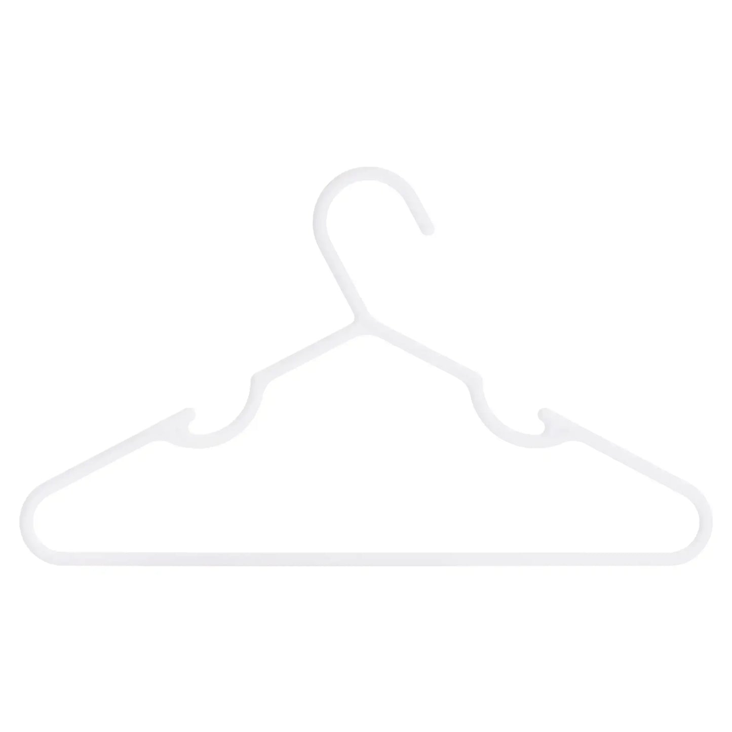 Children/Infant/Toddler Plastic Clothing Hangers, 100 Pack