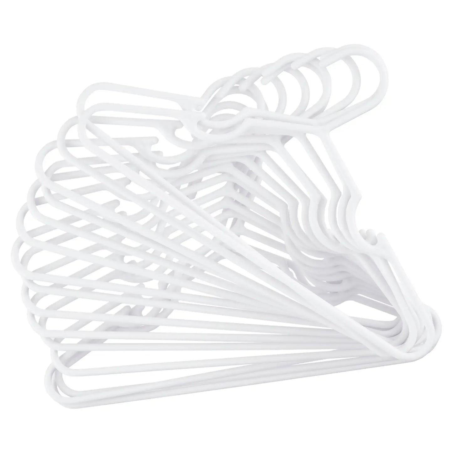 Children/Infant/Toddler Plastic Clothing Hangers, 100 Pack