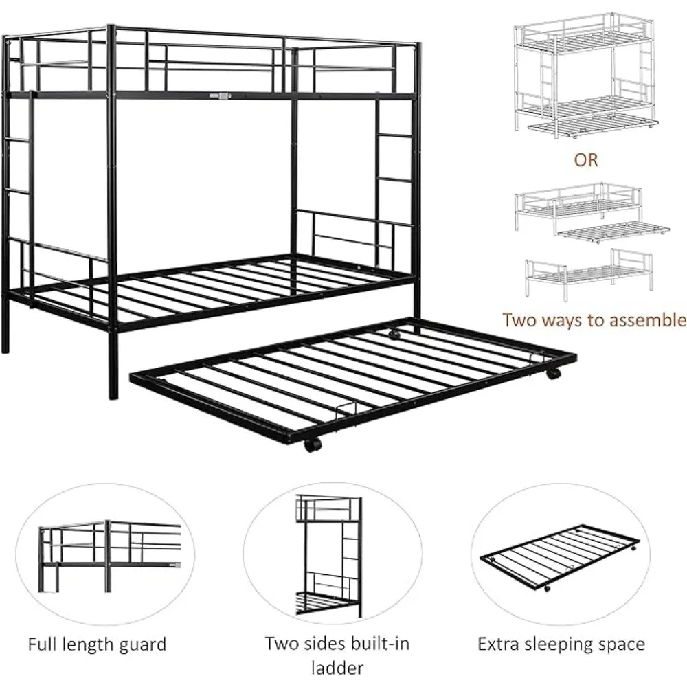 Twin Metal Bunk Bed Trundle Frame