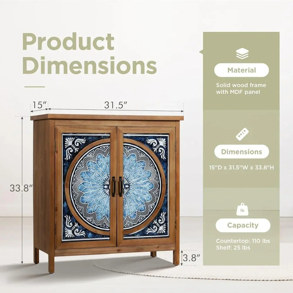 Multiple 2-Door Accent/Storage Cabinets For Entryway