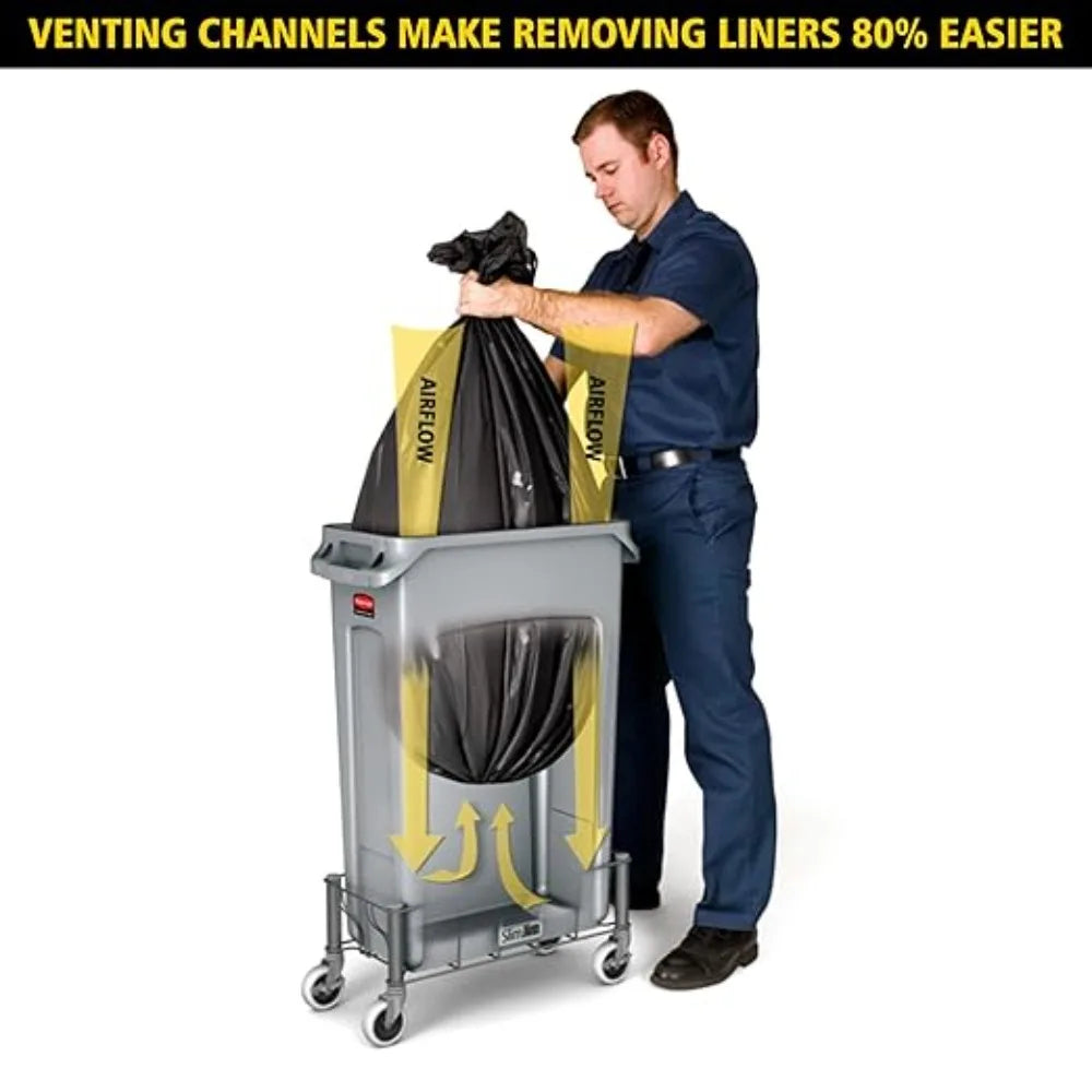 16 Gallon Trash Can With Venting Channels
