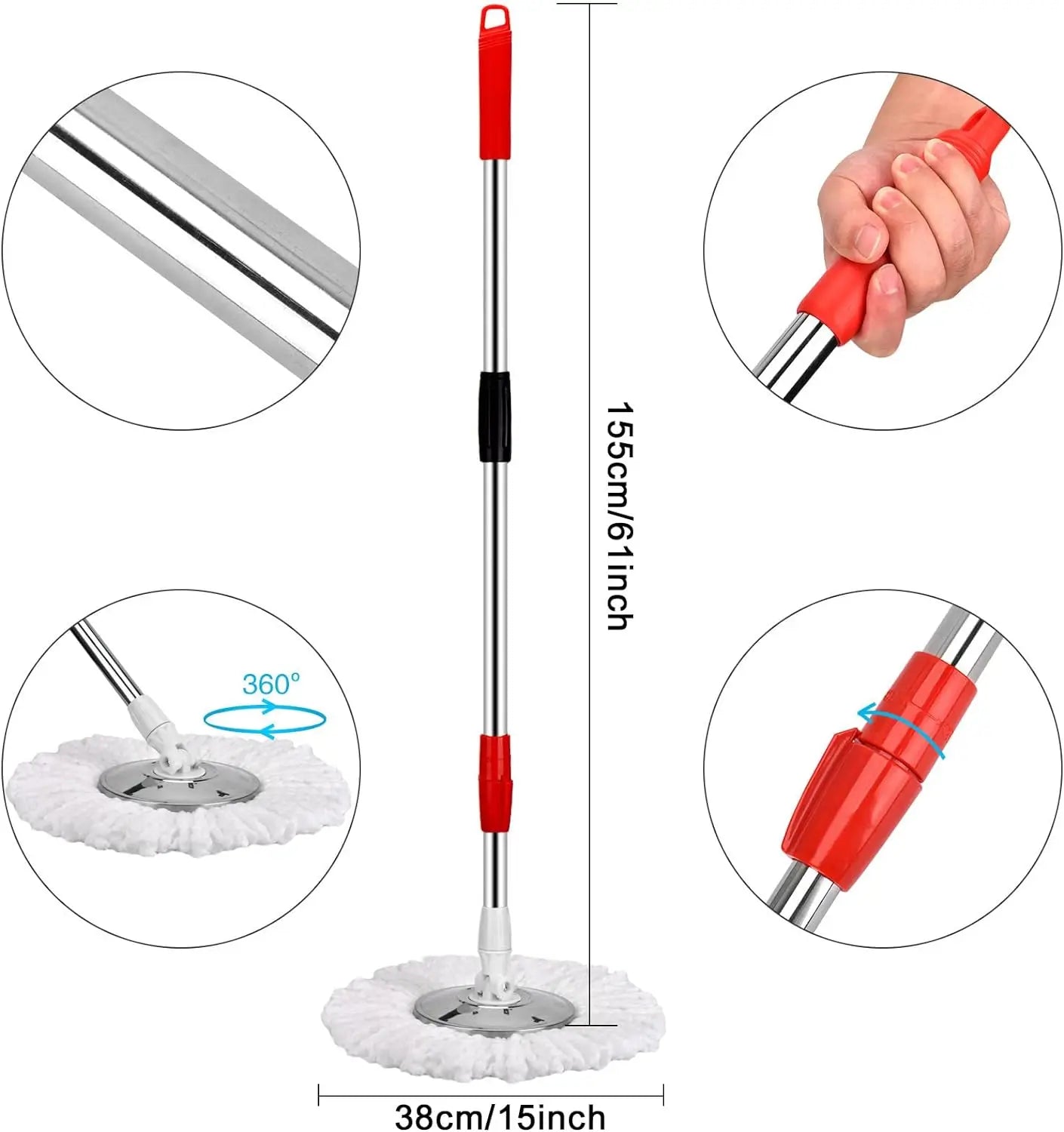 360° Spin Mop Bucket Sets