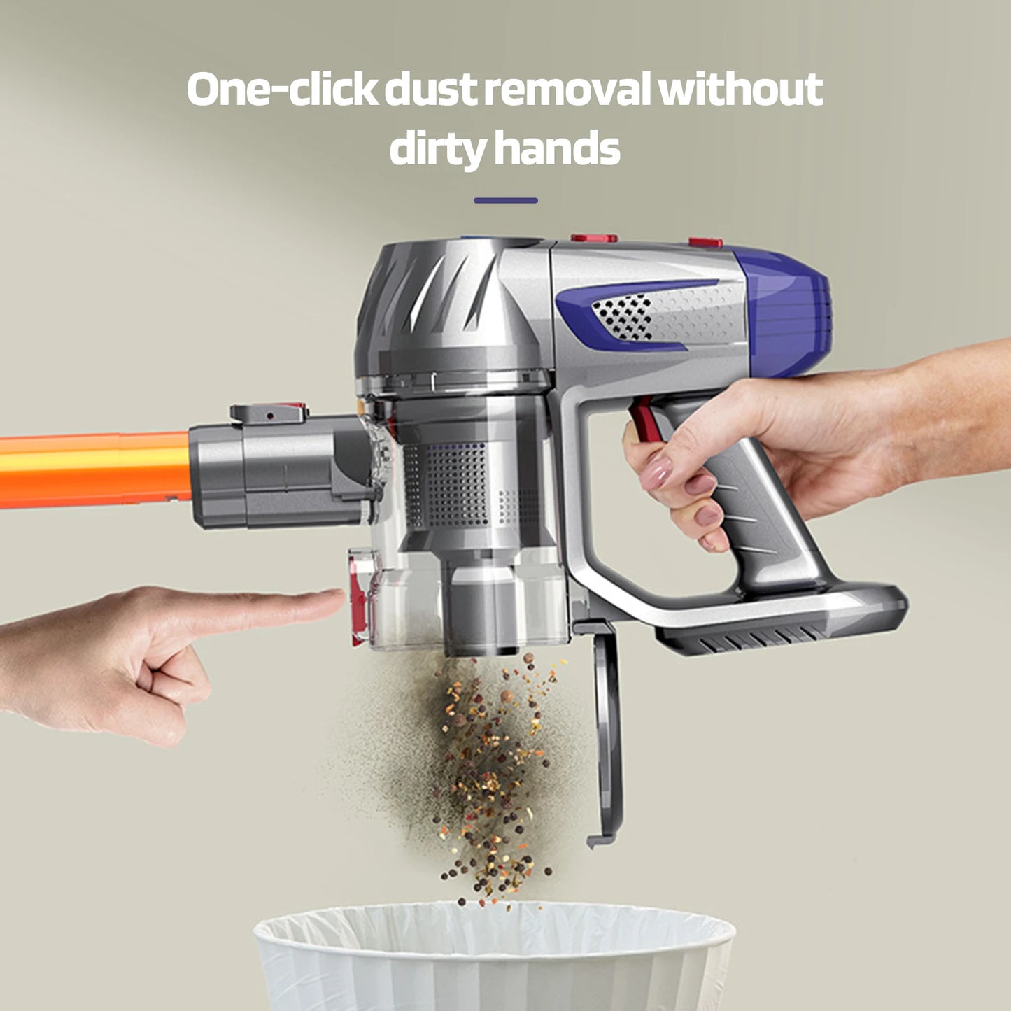 Cordless Handheld Vacuum Cleaner Powerful Suction 150W