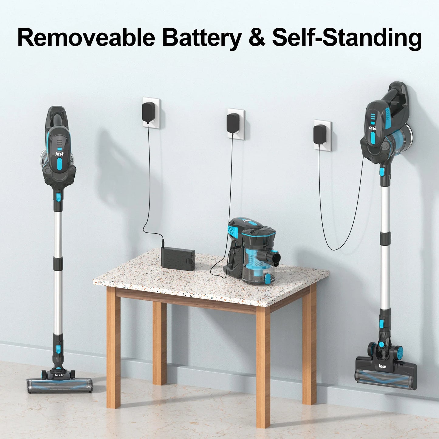 6-in-1 Cordless Vacuum Cleaner 40 Minute Runtime