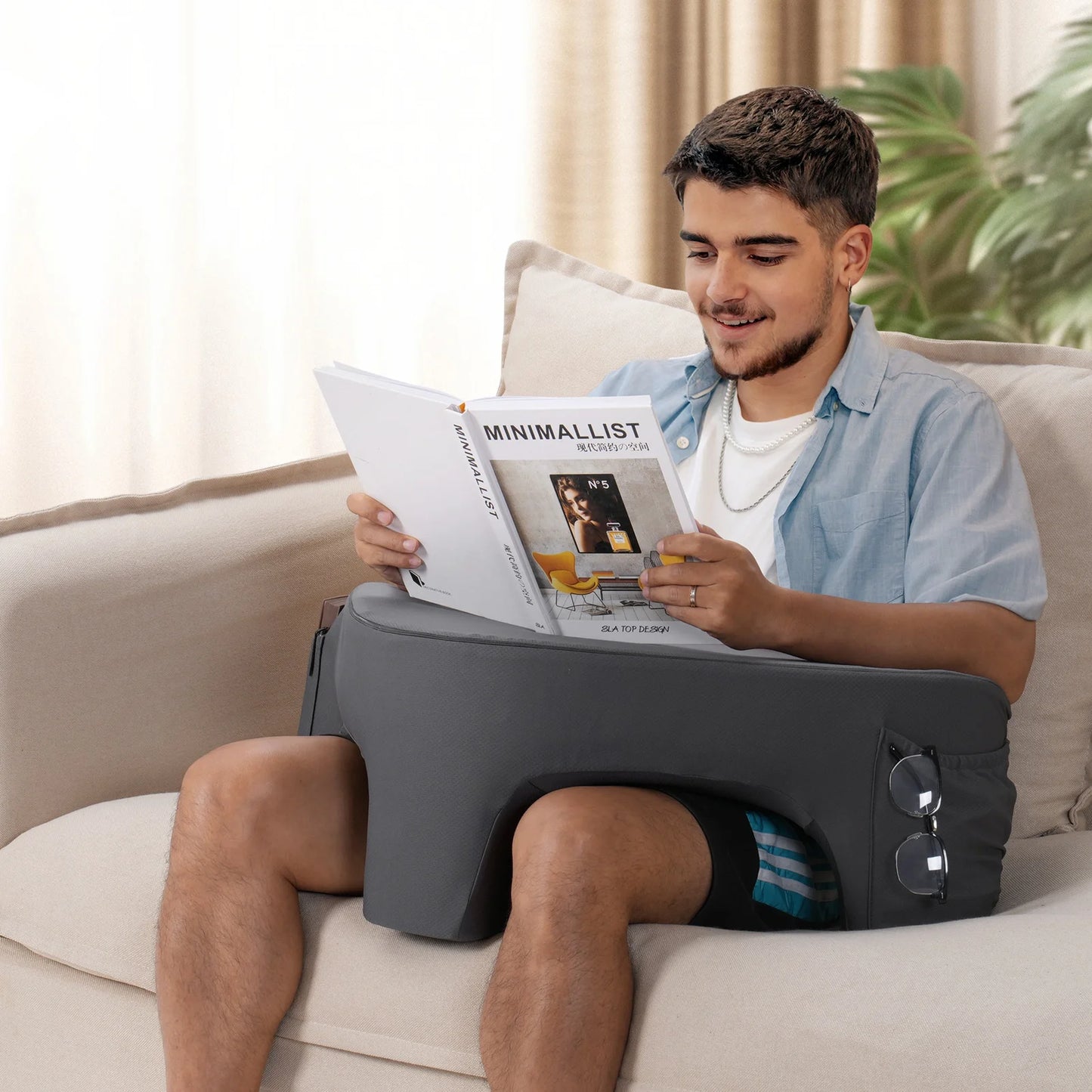 Gaming Reading Pillow Ergonomic Soft Memory Foam