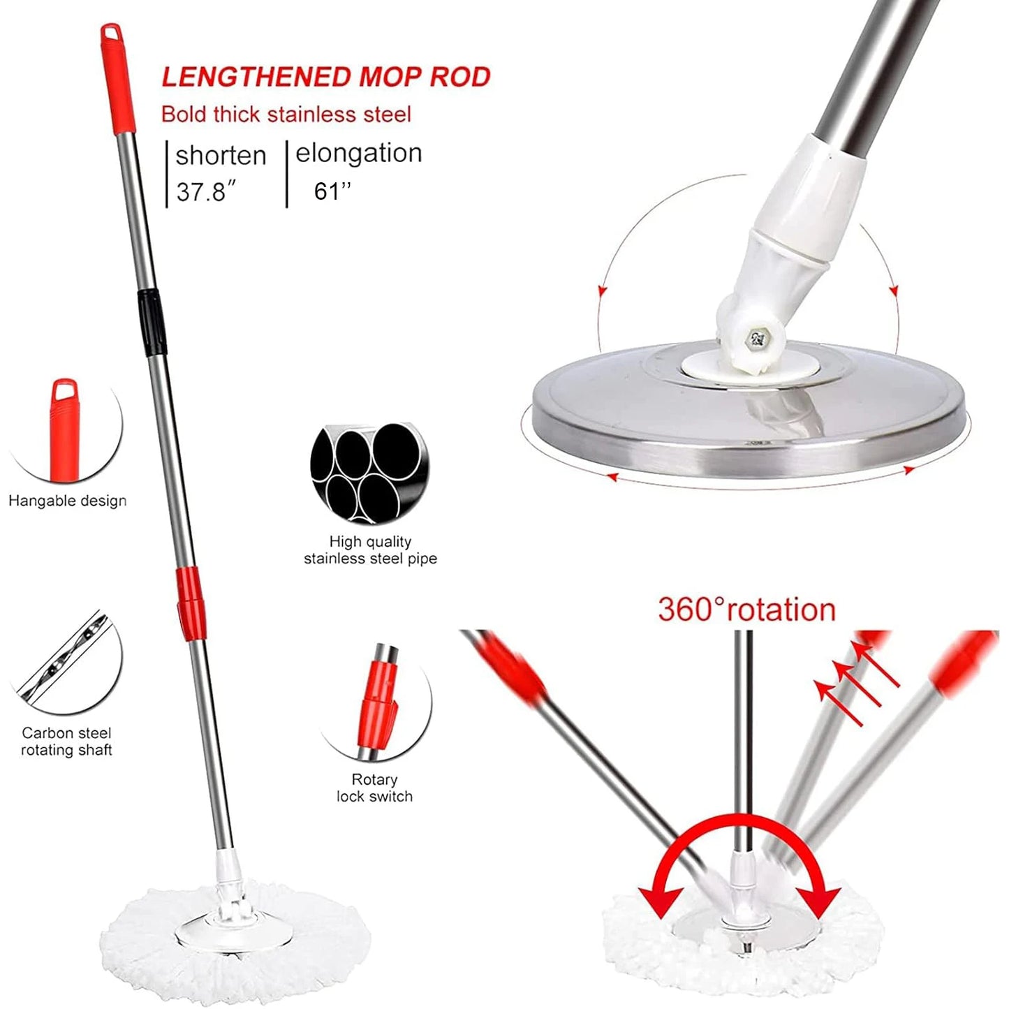 360° Spin Mop Bucket Sets