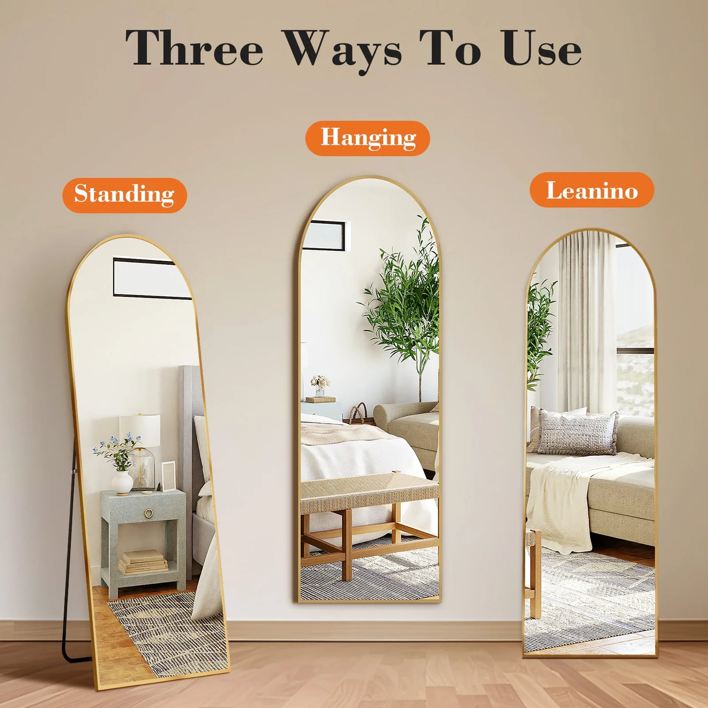 Full Body Mirror 59"x16"
