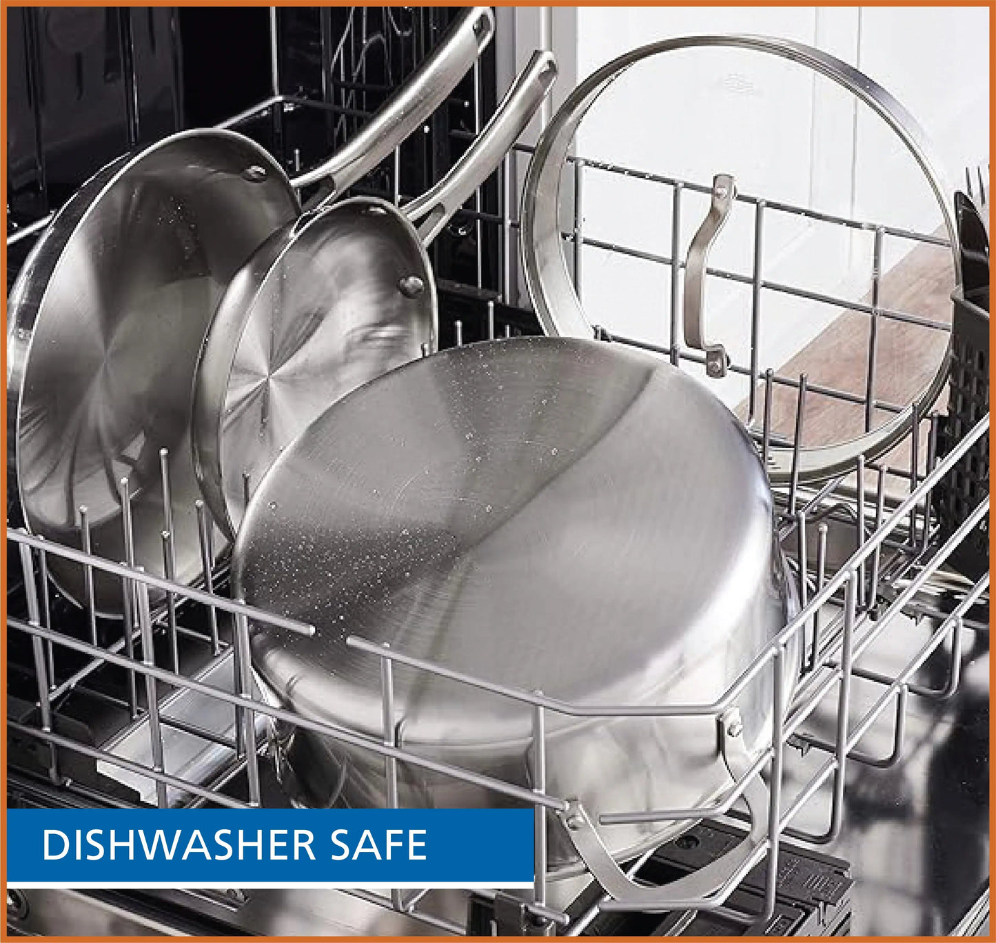 10-Piece Nonstick Stainless Steel Cookware Set