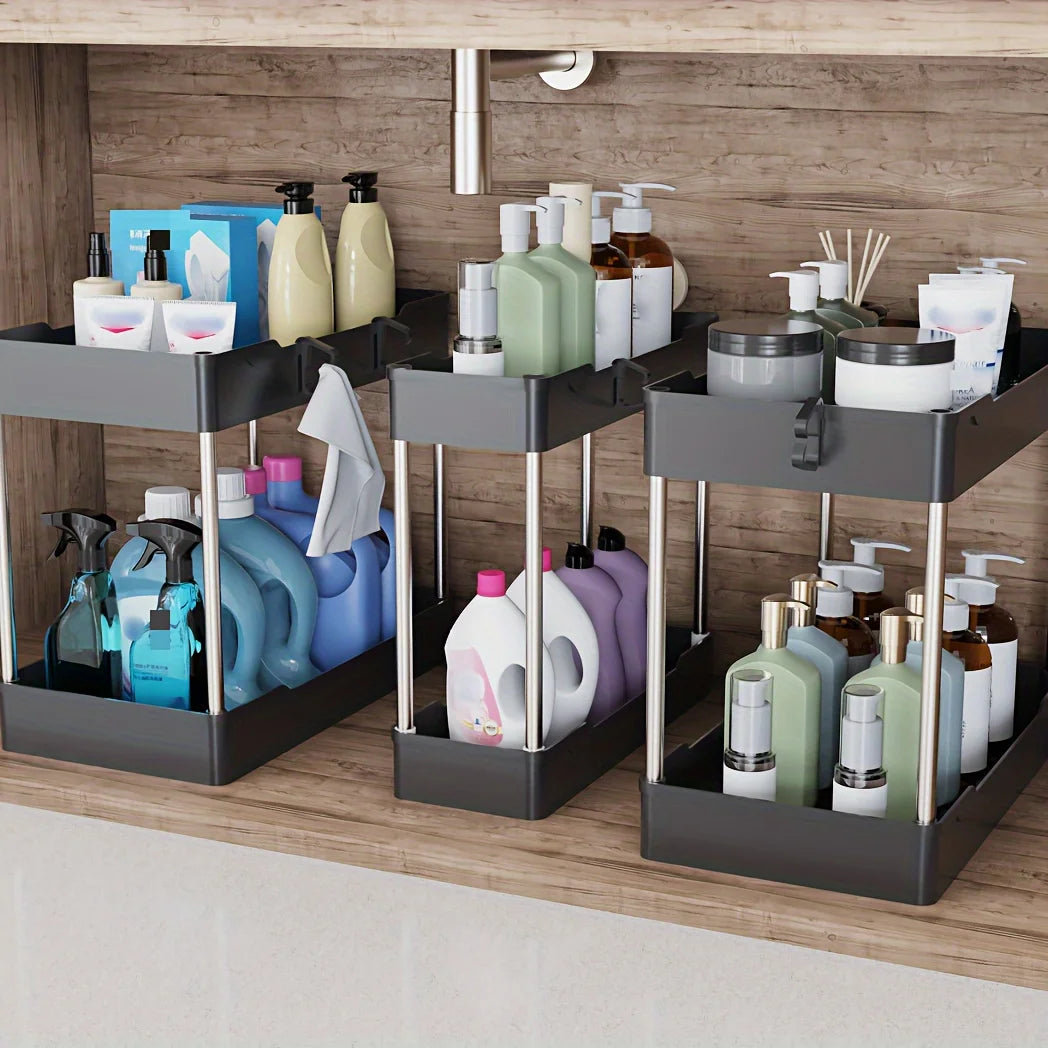3 Pieces Under Bathroom Sink Organizers