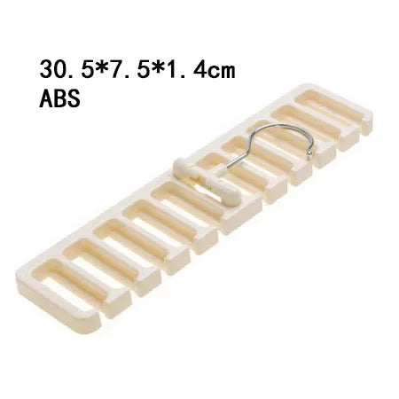 Wooden Belt Rack Hangers Rotating 14 Slots