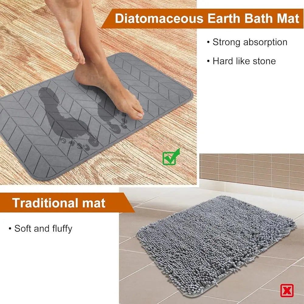 Bath/Shower Mat, 2 Pack Nonslip Fast Drying
