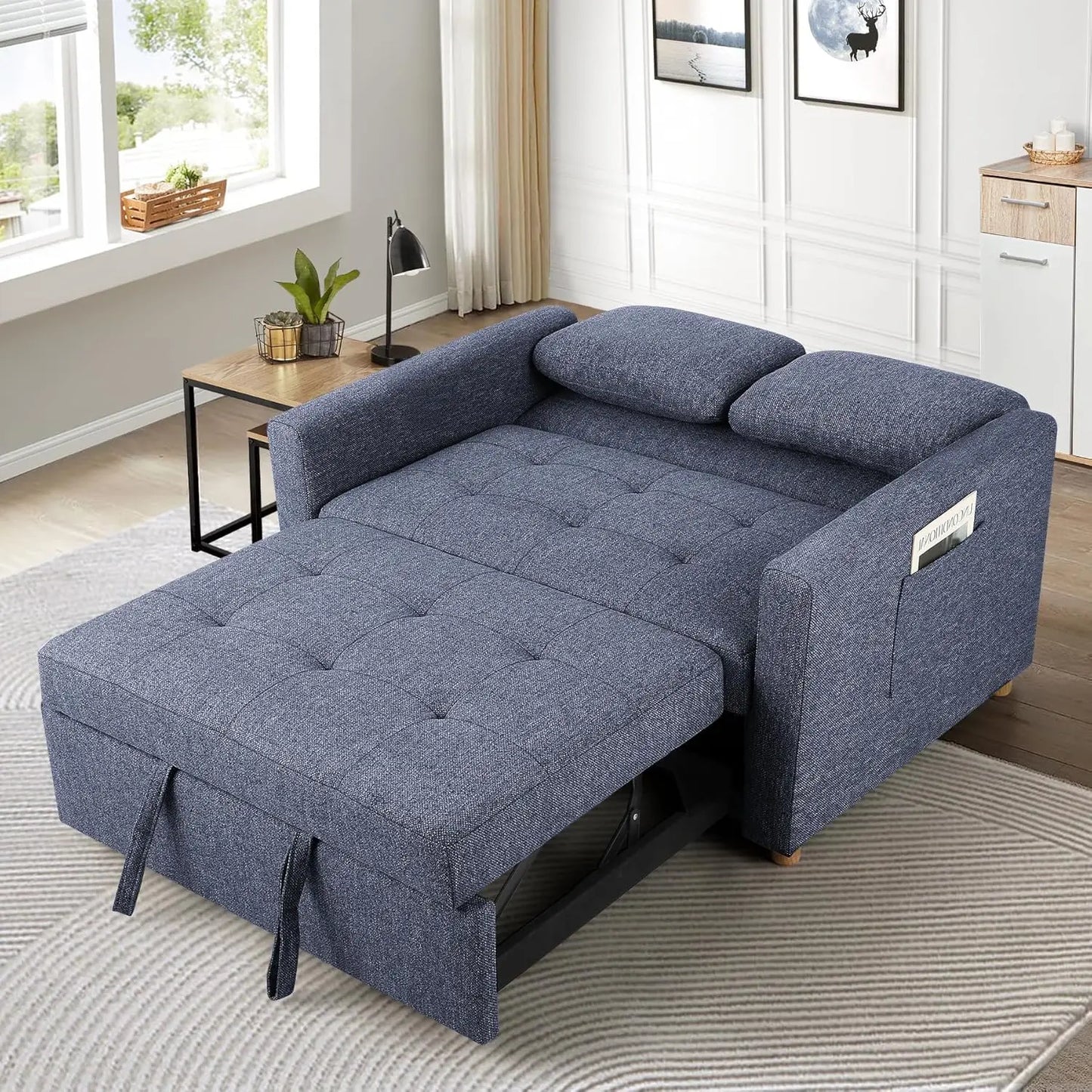 3-in-1 Sleeper Sofa Pull Out Couch Bed