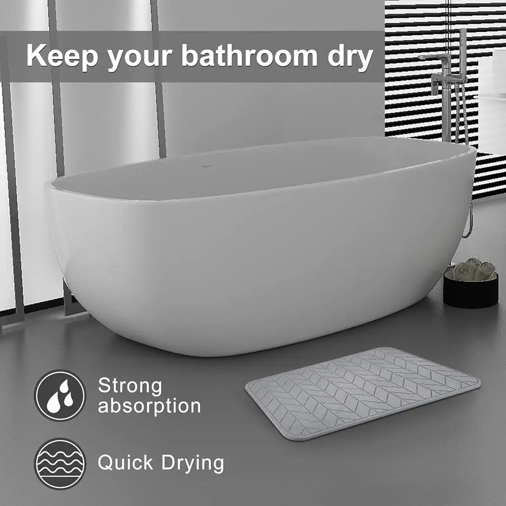 Bath/Shower Mat, 2 Pack Nonslip Fast Drying