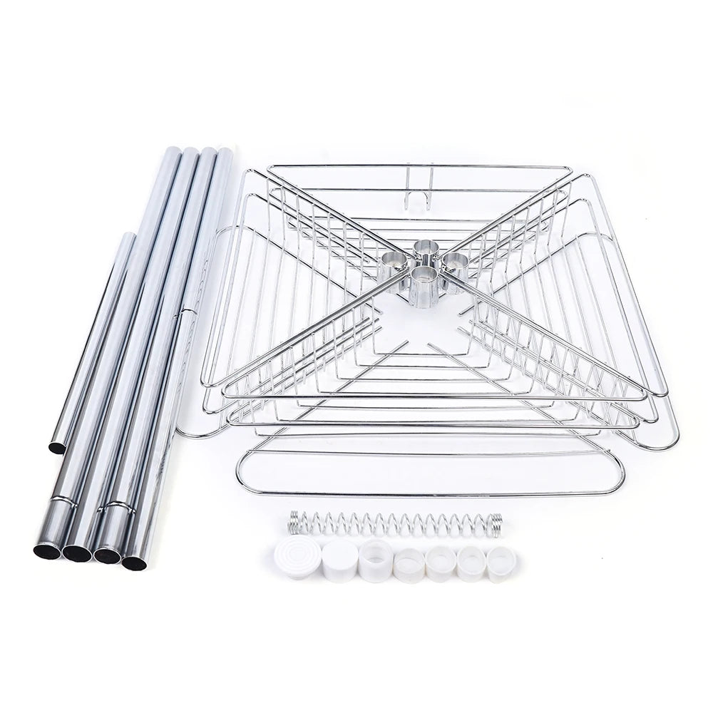 4 Layer Rustproof Shower Tension Pole Caddy