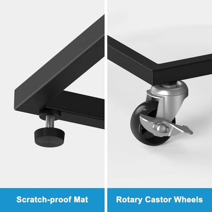 4-Tier Freestanding Water Bottle Holder With Wheels