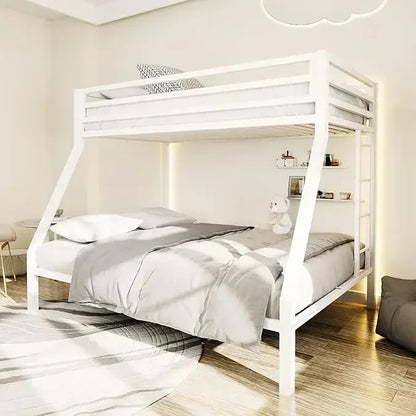 Metal Loft Bunk Bed, Twin Over Full