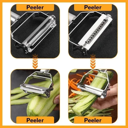 Double Headed Stainless Steel Peeler