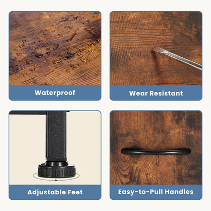 Dresser With 5 Fabric Drawers