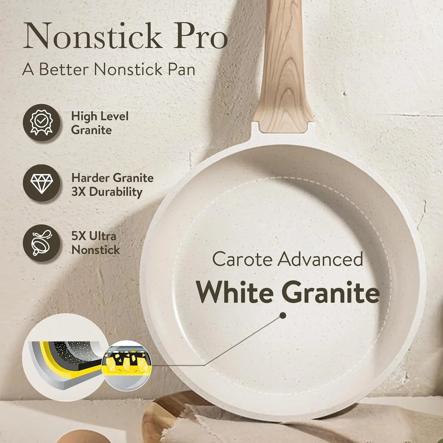 21-Piece Nonstick Pots and Pans Set