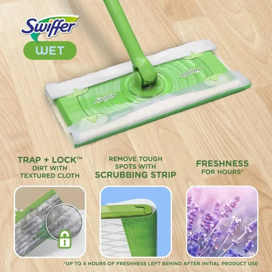 Swiffer Wet Mopping Cloths Lavender