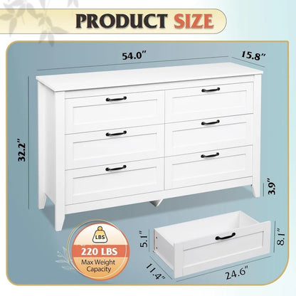 6 Drawer Dresser