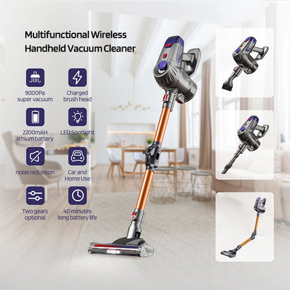 Cordless Handheld Vacuum Cleaner Powerful Suction 150W