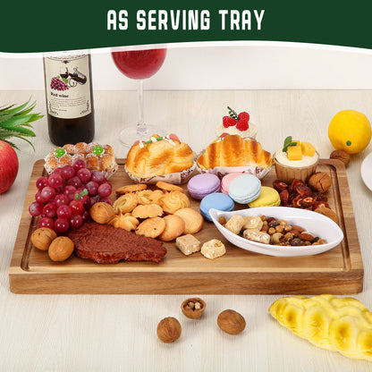 18" x 12" Large Acacia Cutting Board