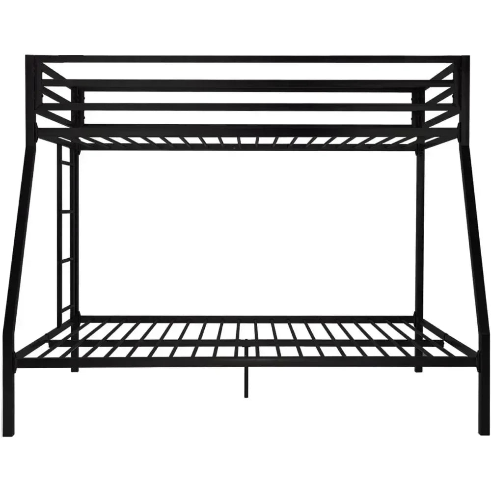Metal Loft Bunk Bed, Twin Over Full