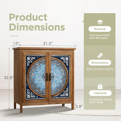 Multiple 2-Door Accent/Storage Cabinets For Entryway