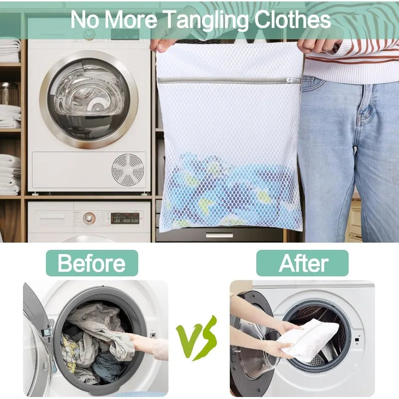 3-Pack Mesh Laundry Bags For Washing Machine