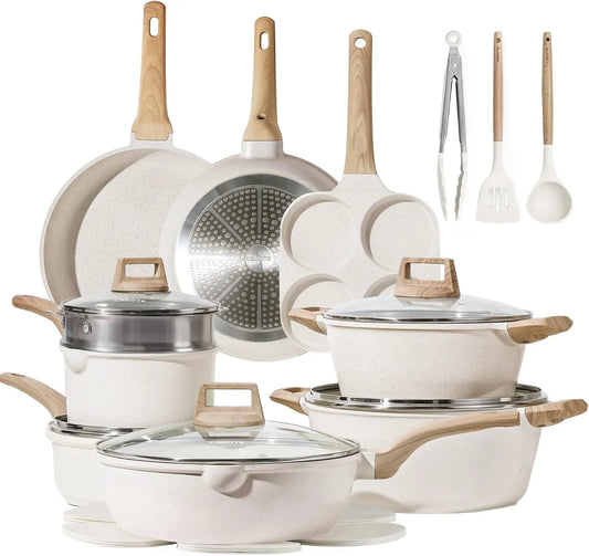21-Piece Nonstick Pots and Pans Set