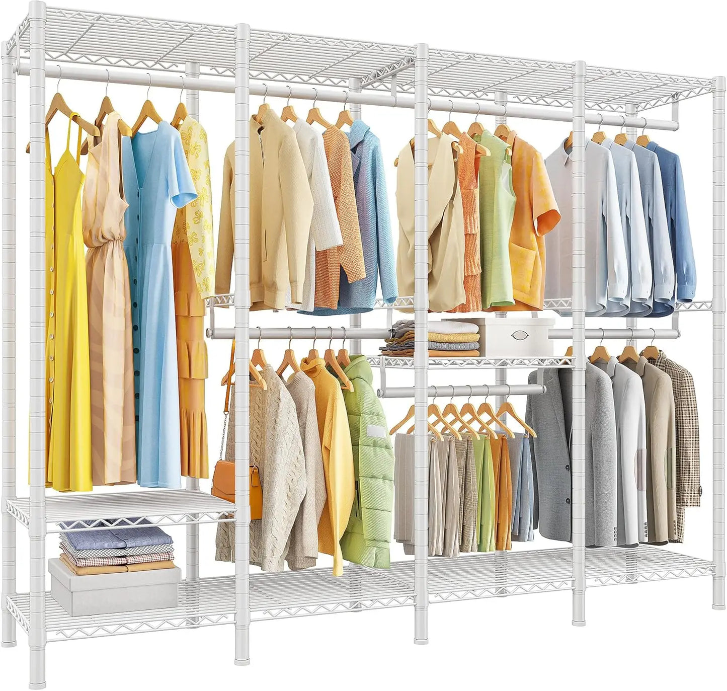 Wardrobe Closet, Metal Heavy Duty