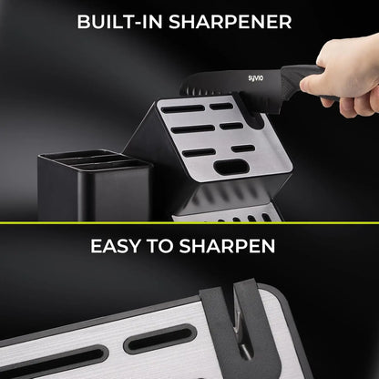 Knife Set and 6-Piece Utensil Set