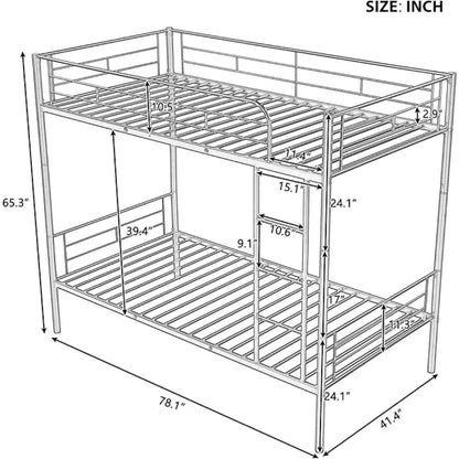 Twin Metal Bunk Bed Trundle Frame