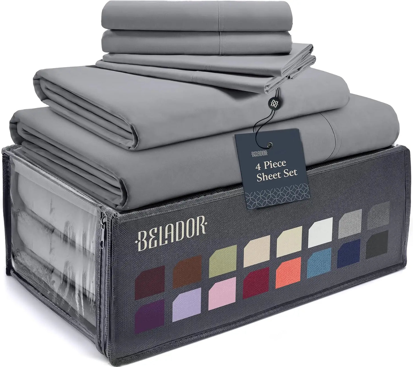 Luxury 6-Piece Bed Sheets - Queen Wrinkle Free