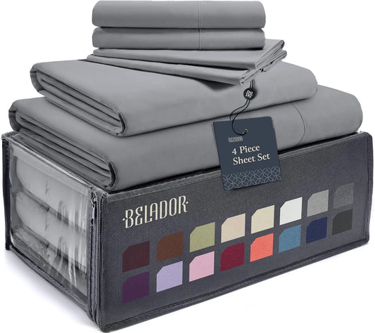 Luxury 6-Piece Bed Sheets - Queen Wrinkle Free