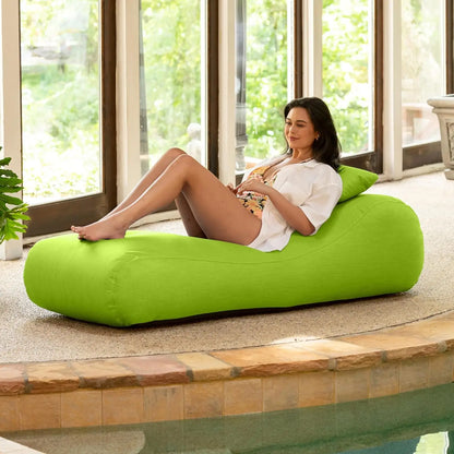 Outdoor Bean Bag Sun Lounger - Chaise Recliner