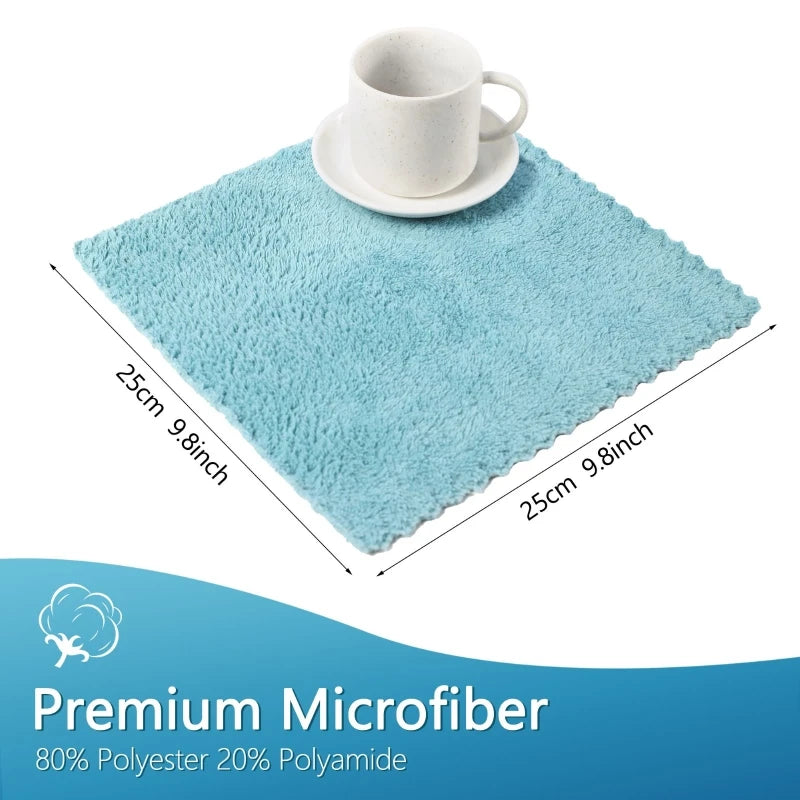 Microfiber Household Cloths, 12 Or 18 Piece
