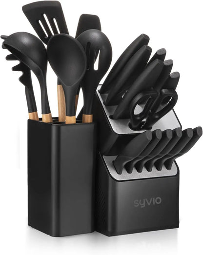 Knife Set and 6-Piece Utensil Set