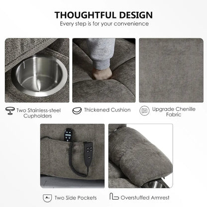 Power Lift Recliner Chair, Massage And Heating