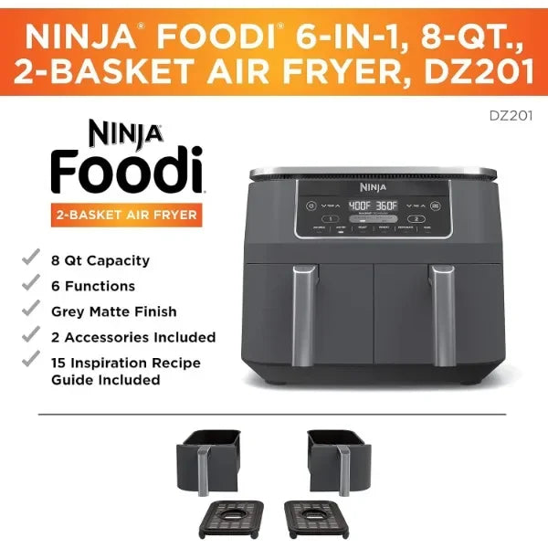 Ninja 6-In-1 Dual Basket Air Fryer