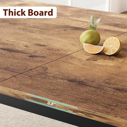 Dining Table Set For 6-8 People, 78"