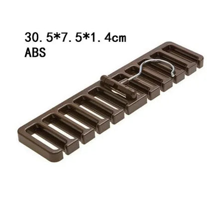 Wooden Belt Rack Hangers Rotating 14 Slots