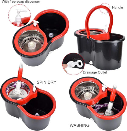 360° Spin Mop Bucket Sets