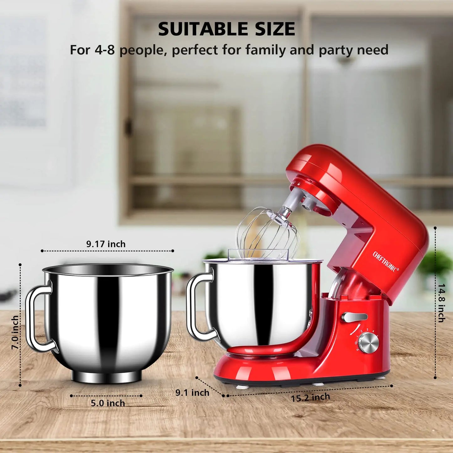 6 Speed Stand Mixer
