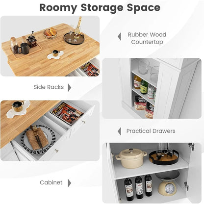 Kitchen Island With Drop Leaf