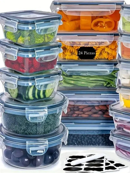 50 Piece Food Storage Containers With Lids