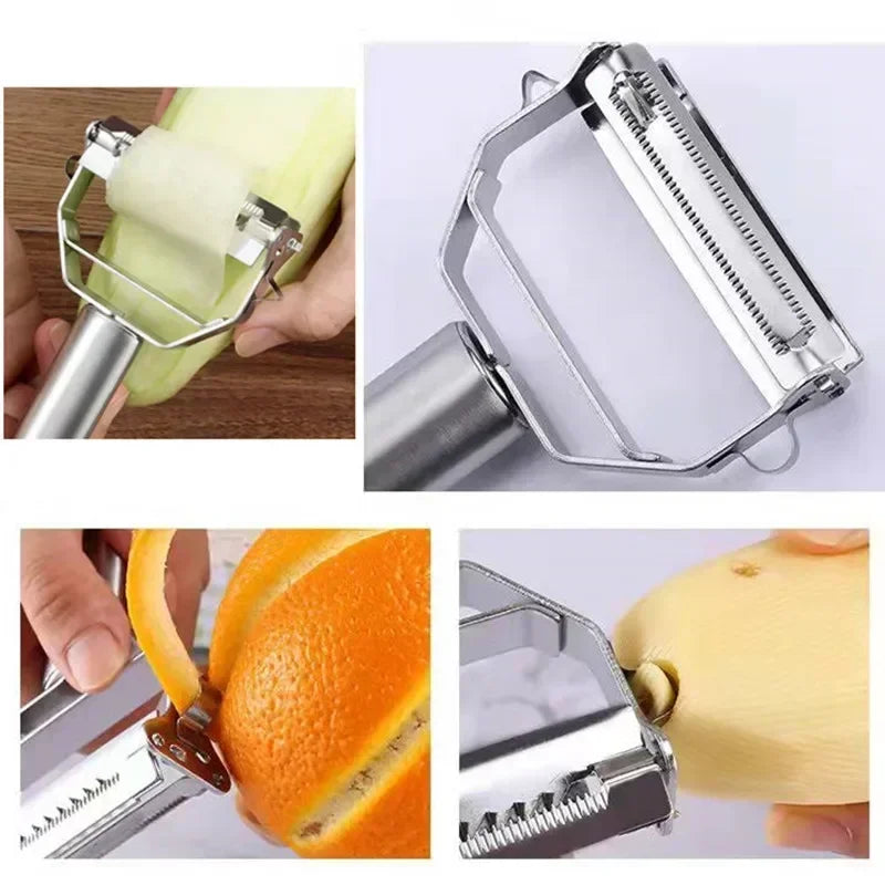 Double Headed Stainless Steel Peeler
