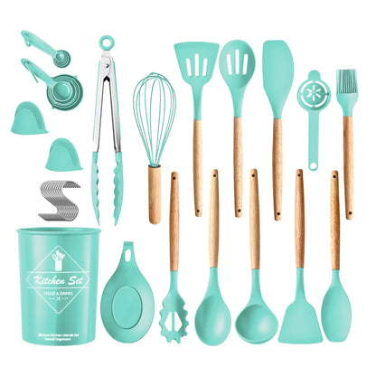 35-Piece Cooking Utensil Set With Holder